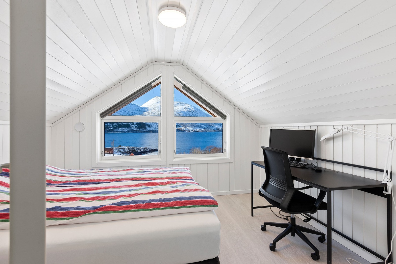 Nydelig utsikt fra loftetasjen. Galleribilde