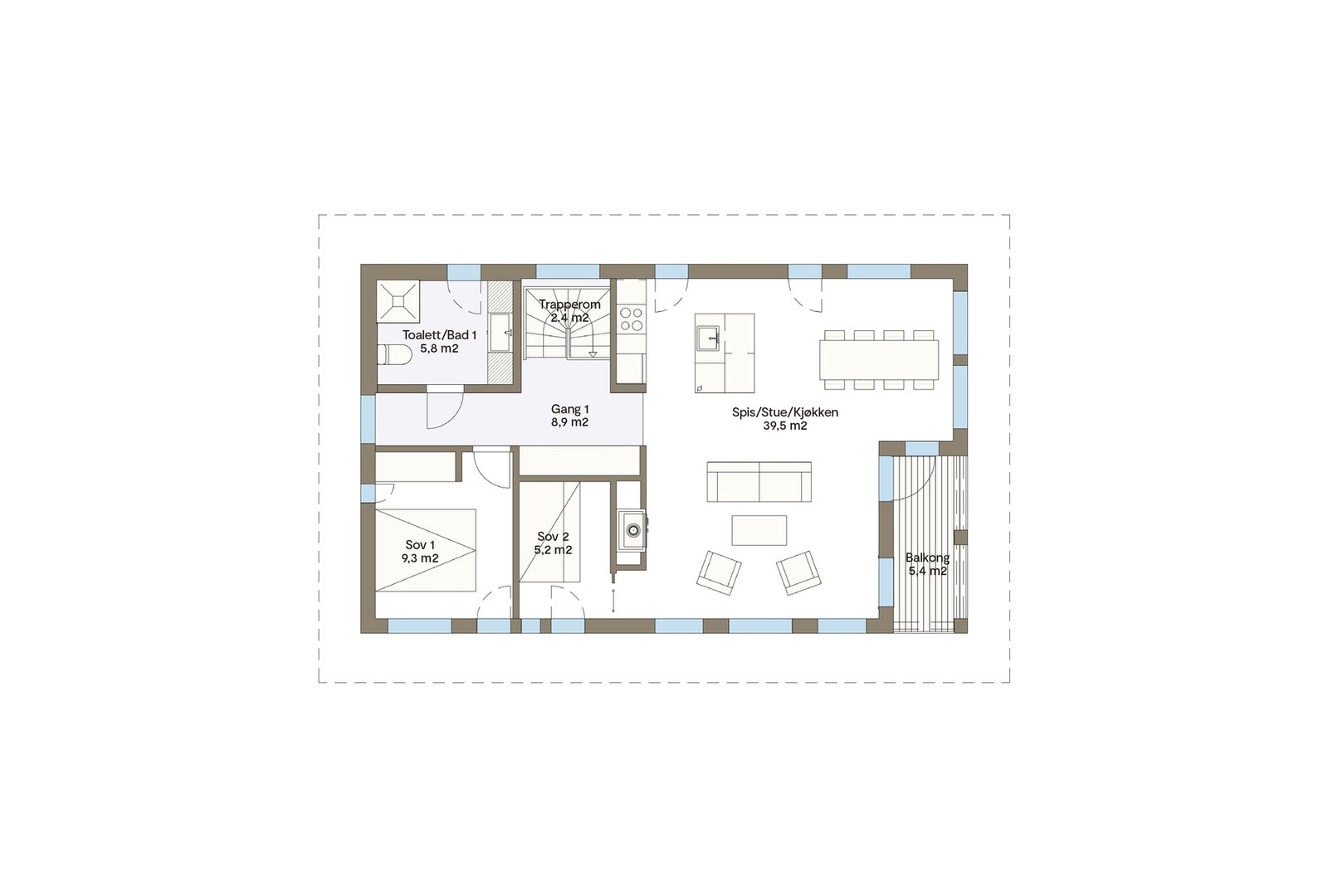 Plantegning hovedplan VY20 CTU Galleribilde