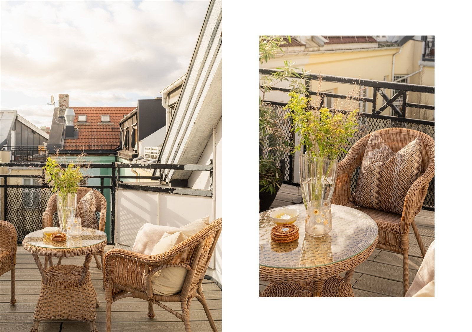 17 mai eller sommerfest her? På takterrassen er det gode solforhold. Galleribilde