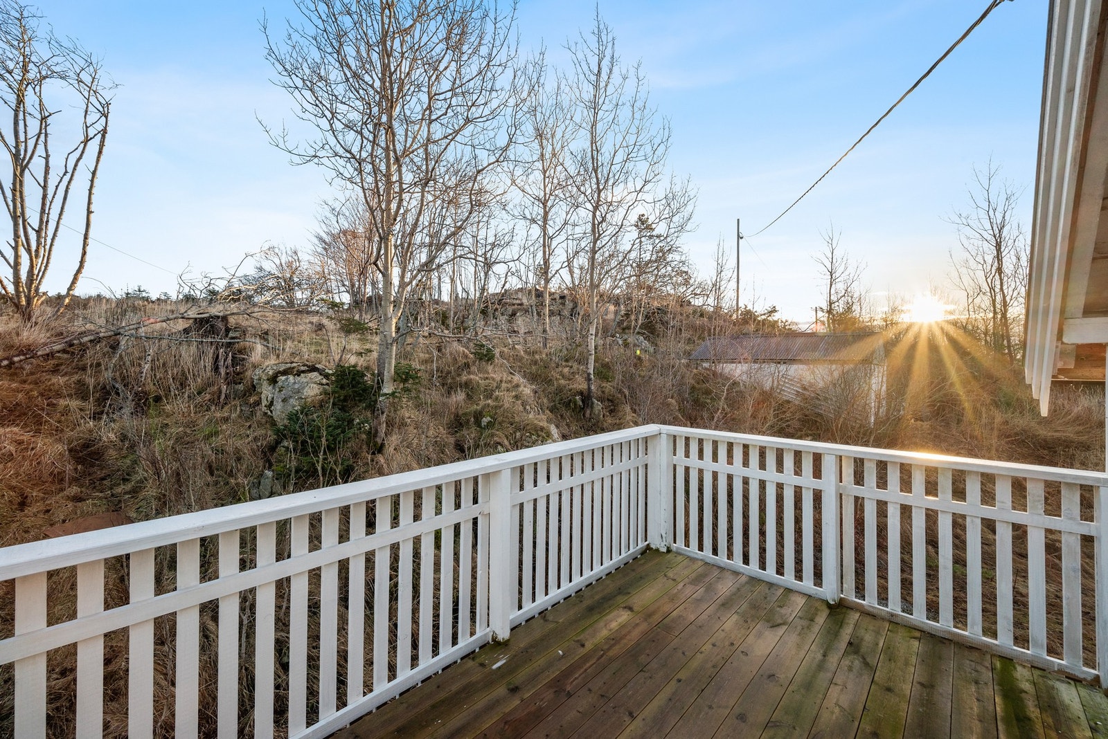 Loftstuen har utgang til en balkong på ca. 6 kvm. Galleribilde