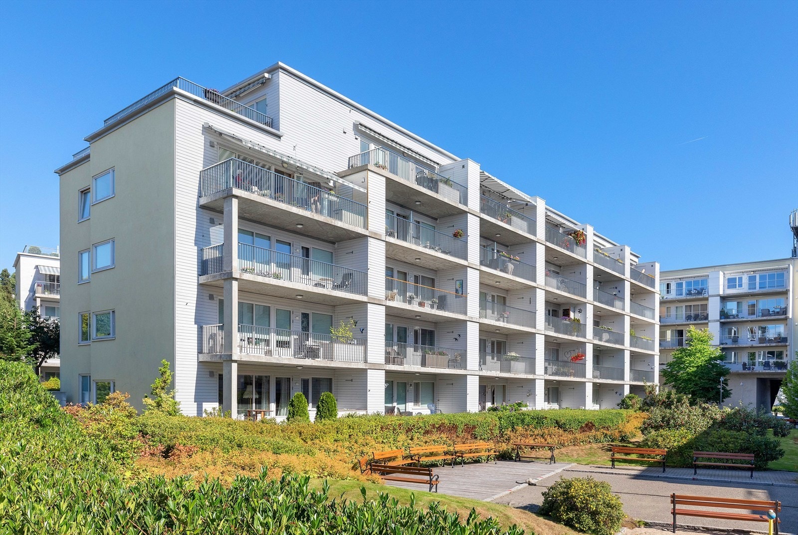 Et veletablert borettslag med flotte fellesområder sentralt i Vågsbygd. Galleribilde