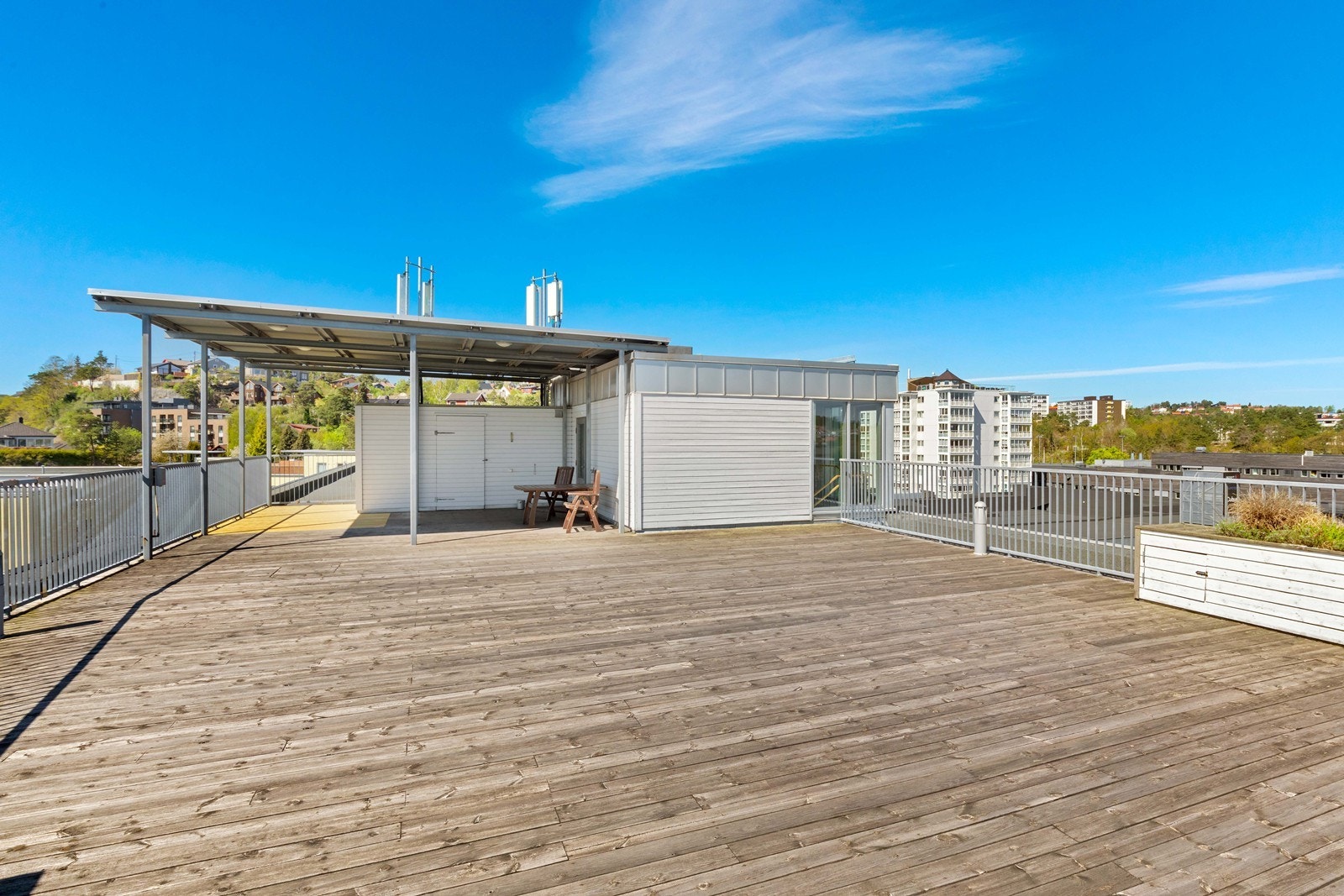 Felles takterrasse. Galleribilde