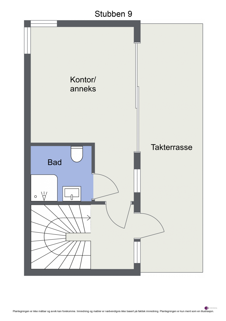 Veiledende plantegning 2. etasje. Galleribilde