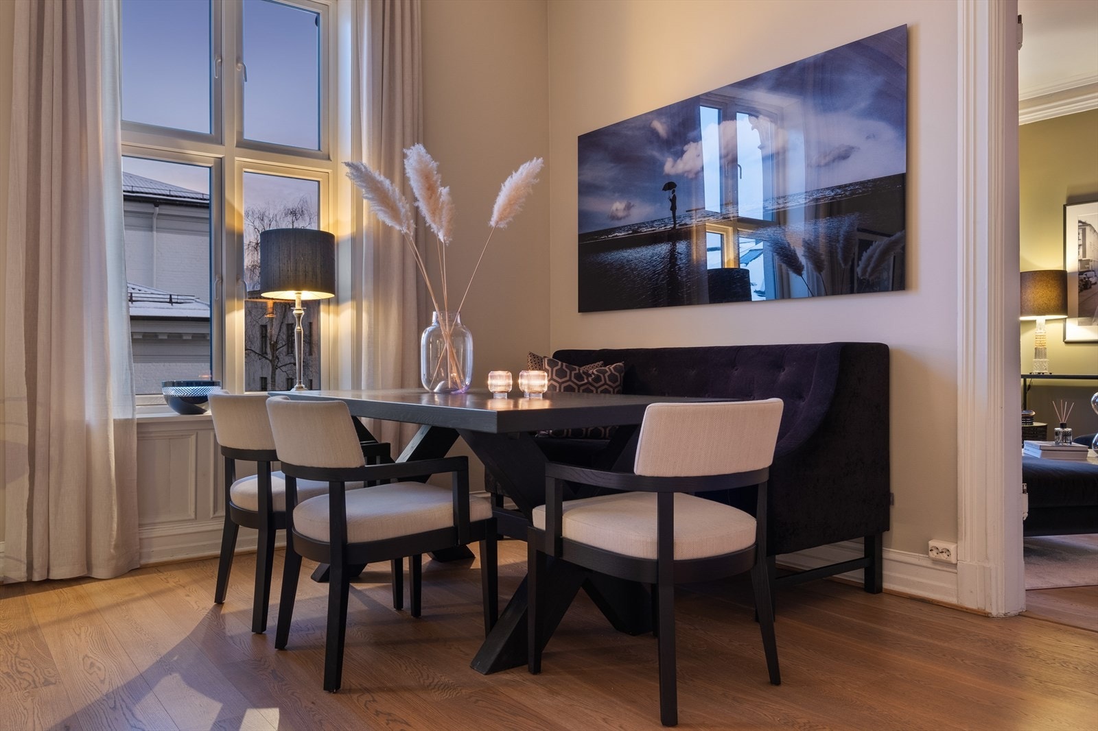 Kveldsstemning. Galleribilde