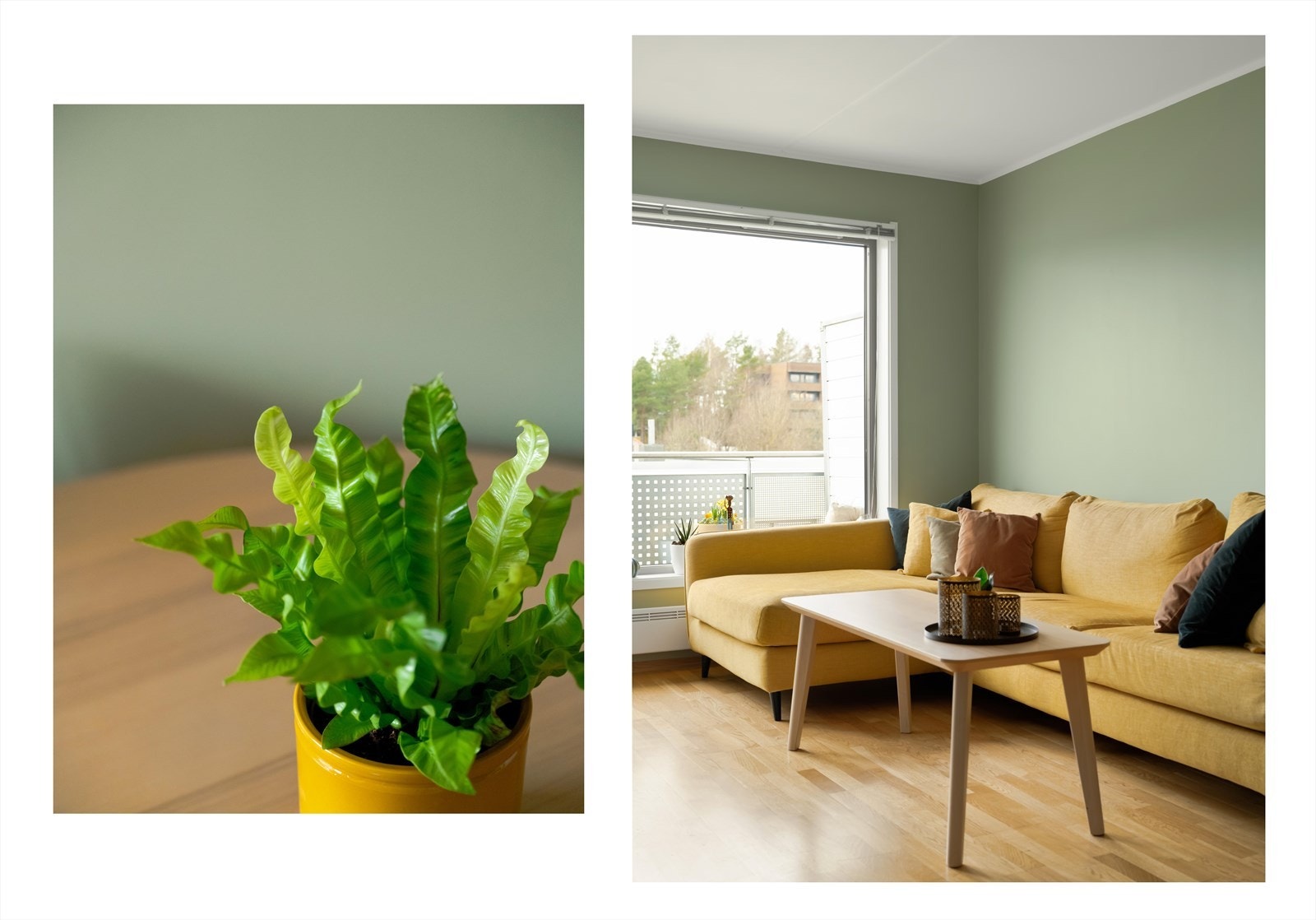 Store vindusflater slipper inn mye med naturlig lys, noe som skaper et lyst og trivelig innemiljø. Galleribilde