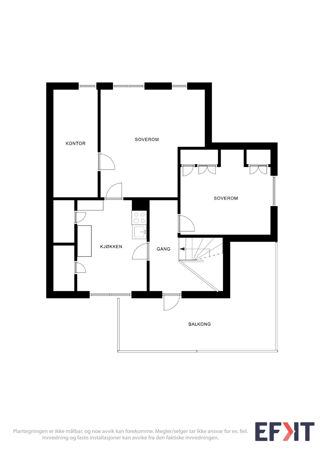 Plantegninger loft Galleribilde