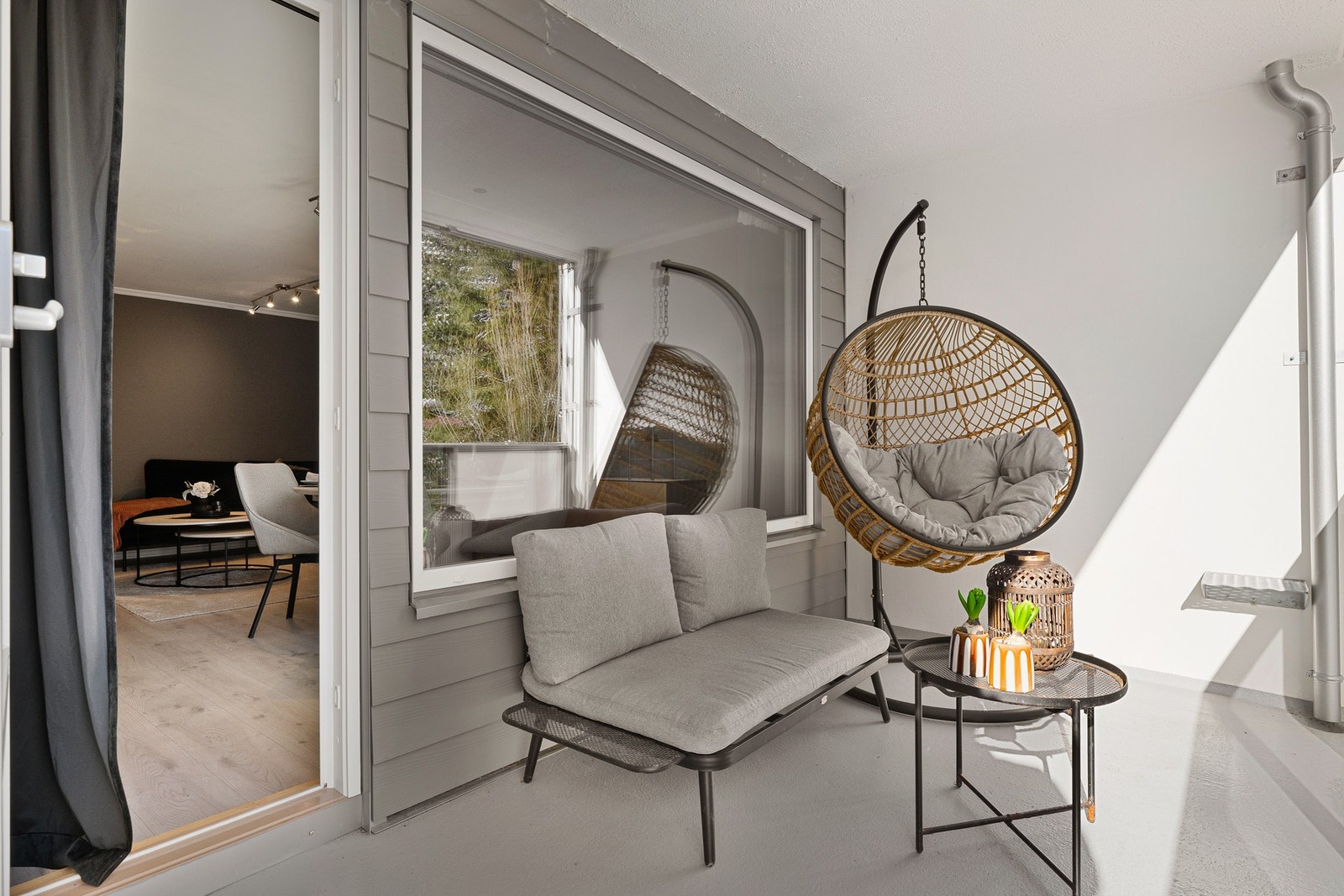 Her sitter mant lunt og skjermet. Galleribilde