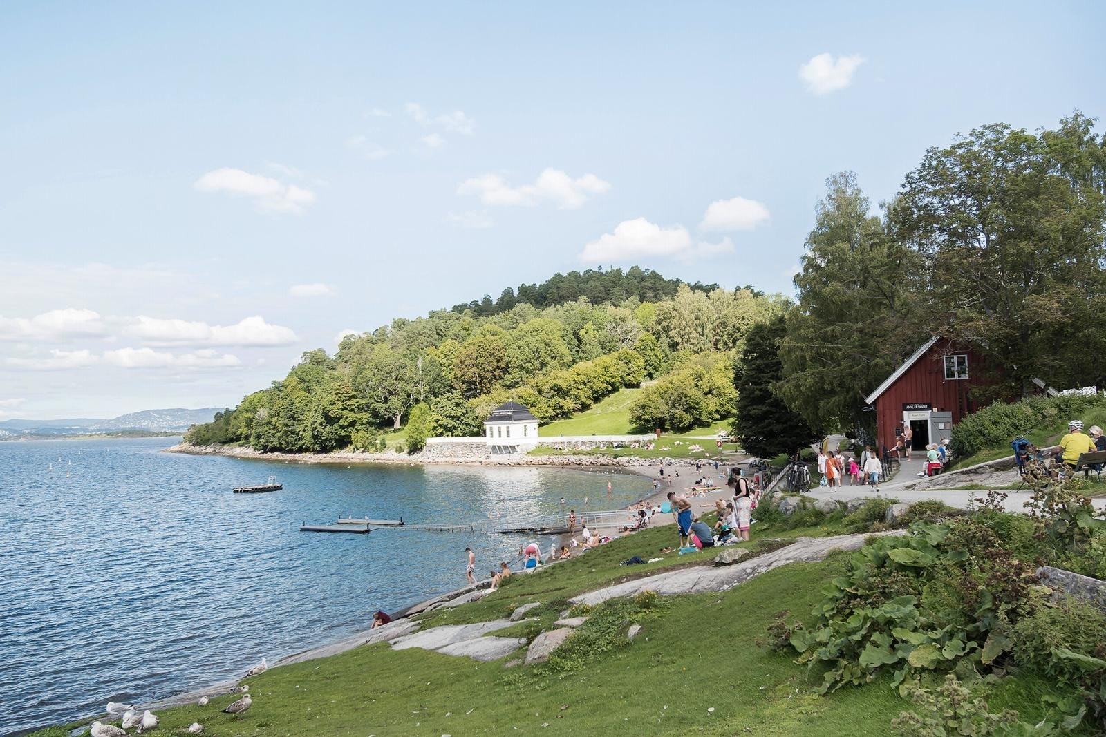Hvervenbukta. Galleribilde