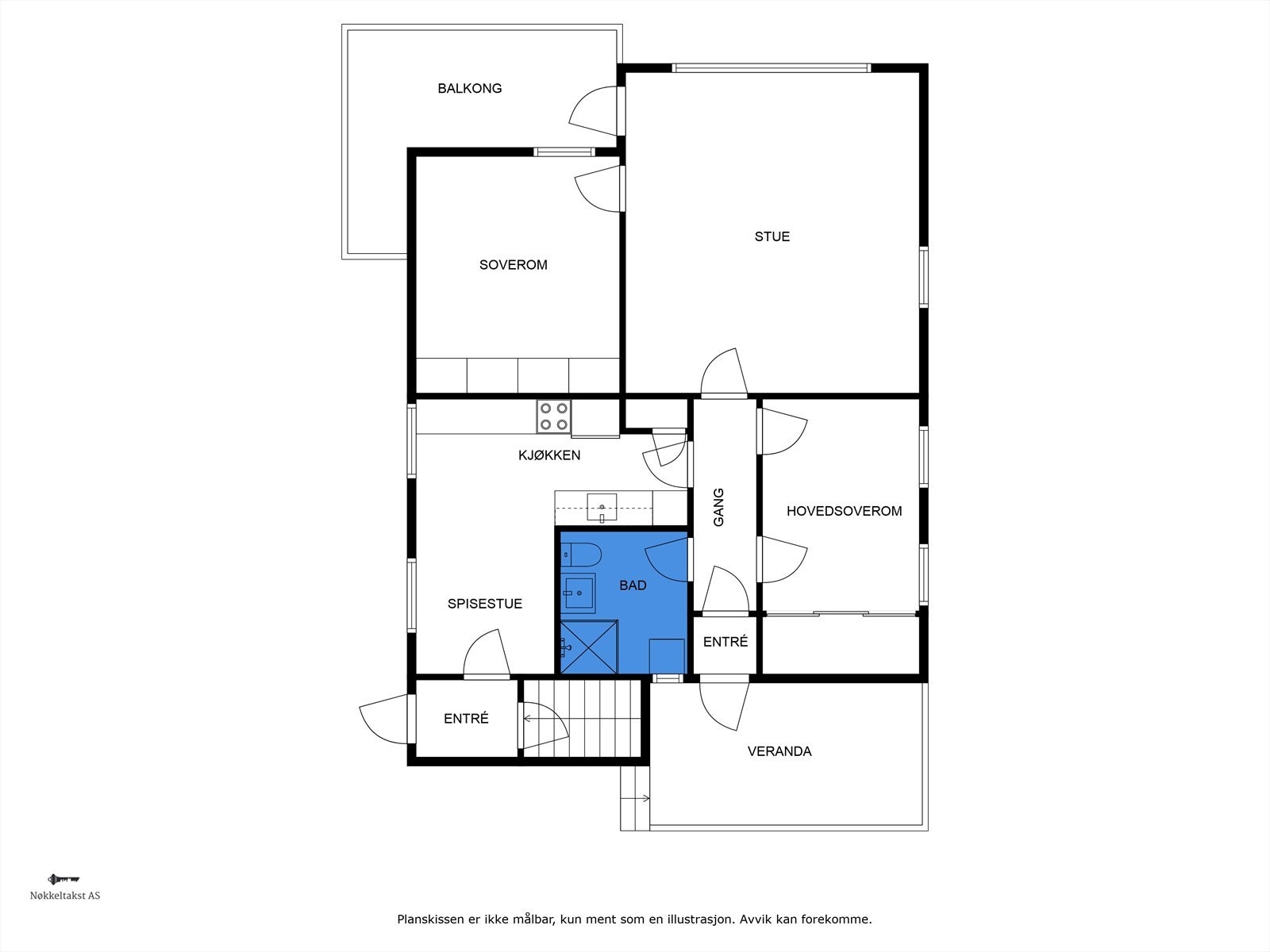 PLANTEGNING 1. ETASJE Galleribilde