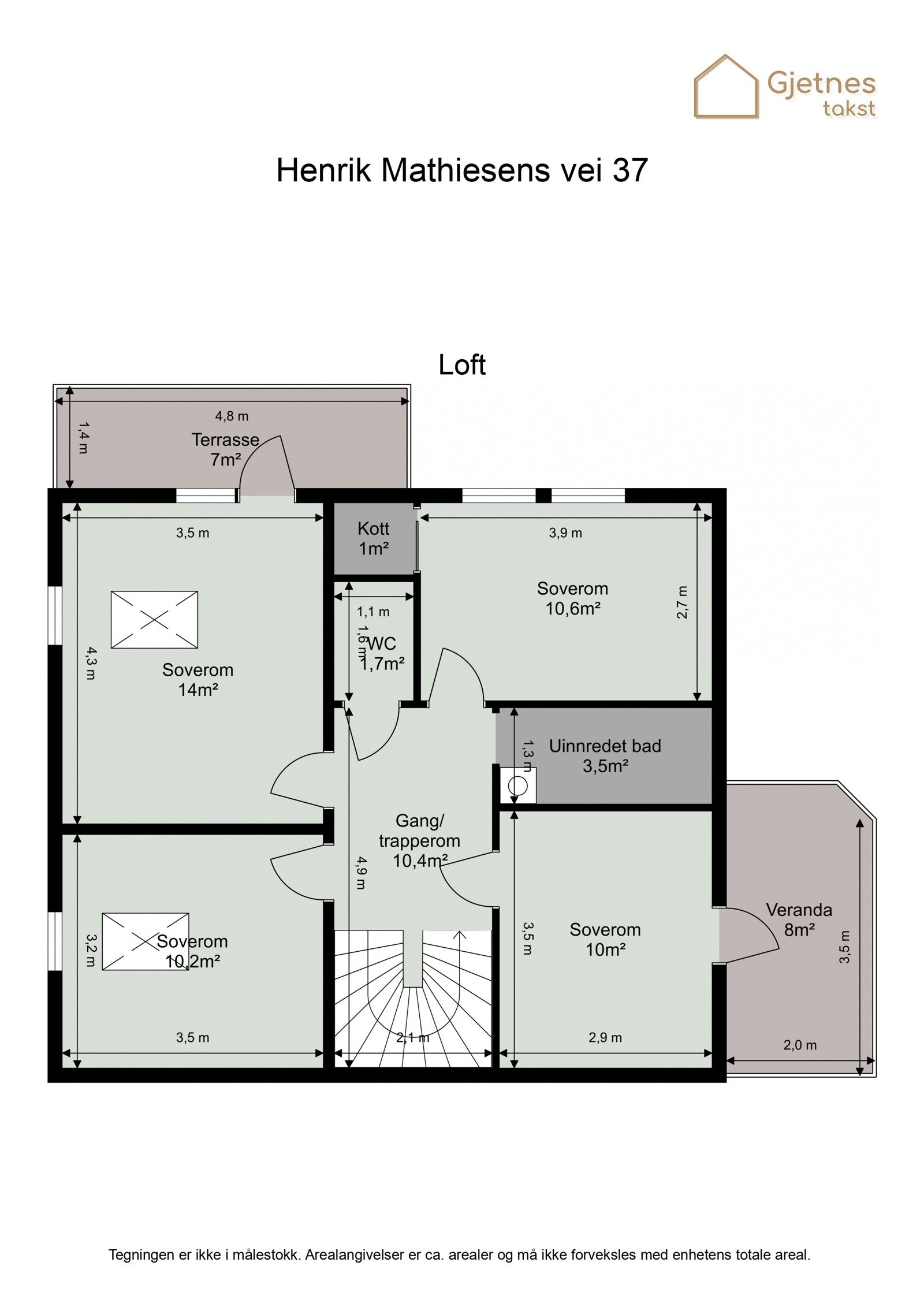 Plantegning. Galleribilde