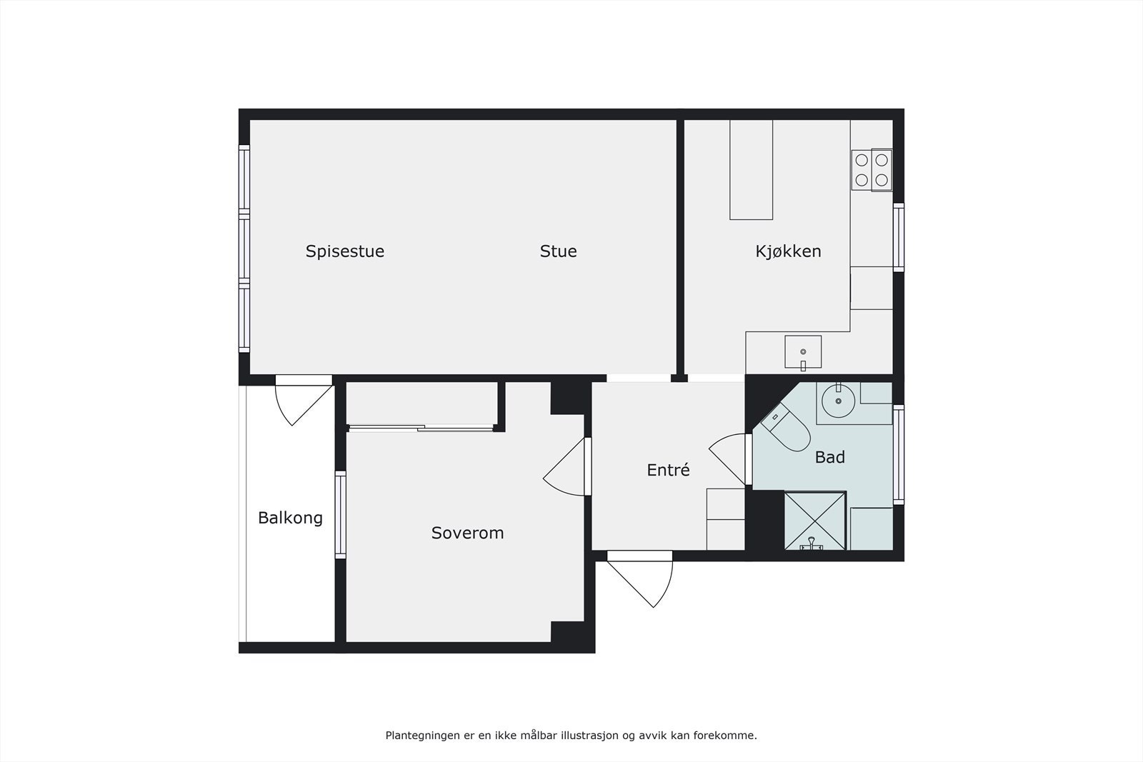 Plantegning Galleribilde