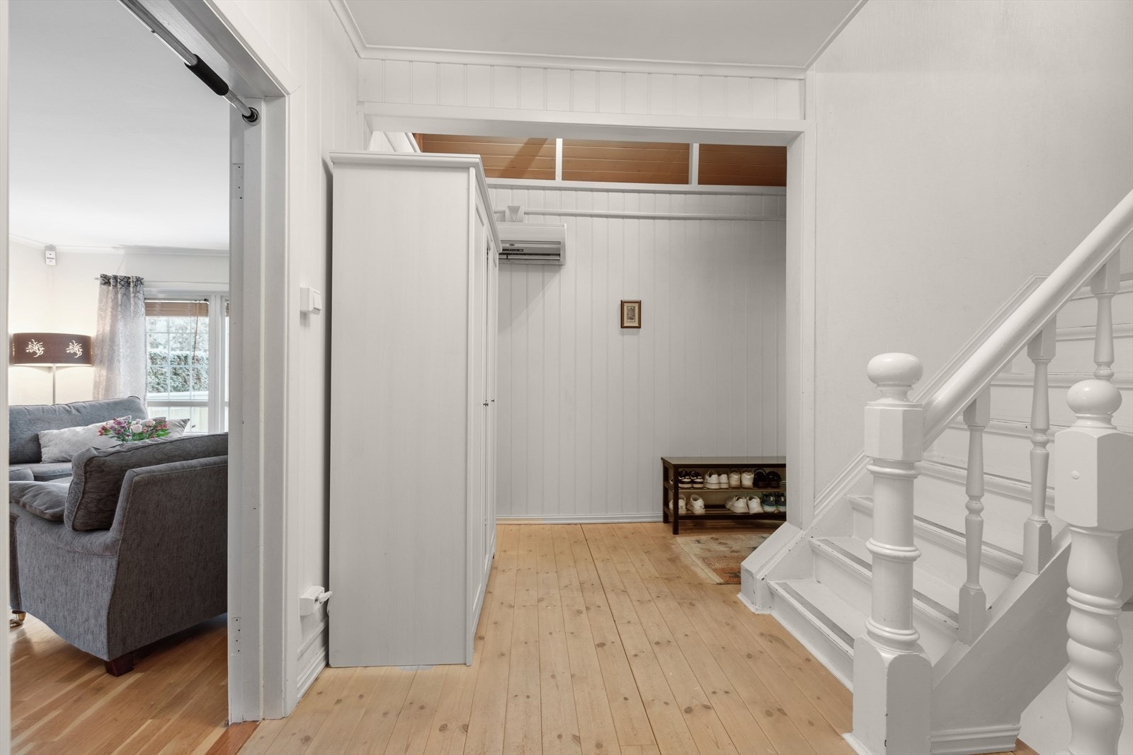Det er montert varmepumpe i entrè i 1.etg. Galleribilde