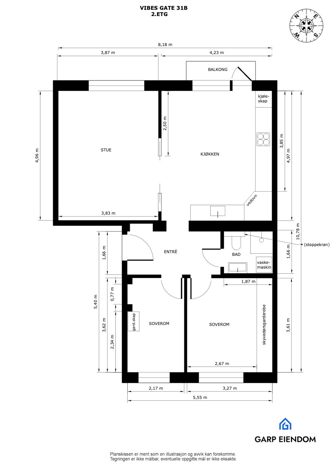 Plantegning Galleribilde