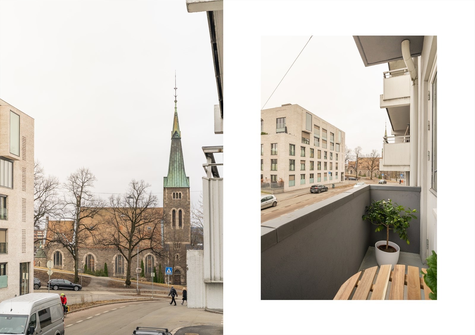 Hyggelig utsyn over nærområdet Galleribilde