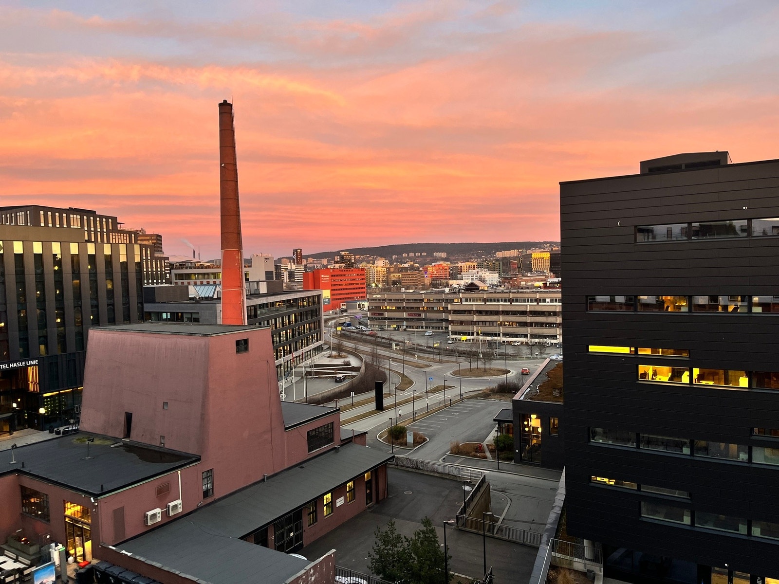 Flott utsikt oppover mot marka. Selgers private bilde. Galleribilde