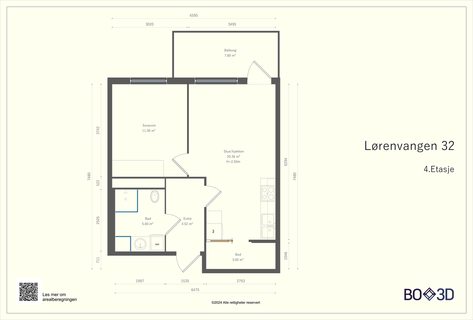 Plantegning. Galleribilde