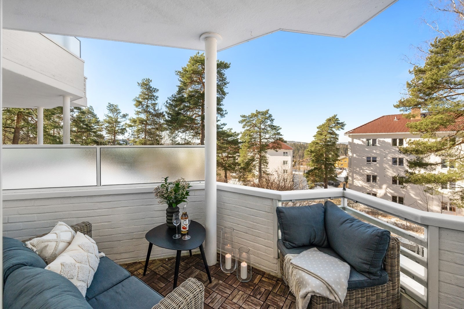 Her får man meget gode solforhold. Galleribilde