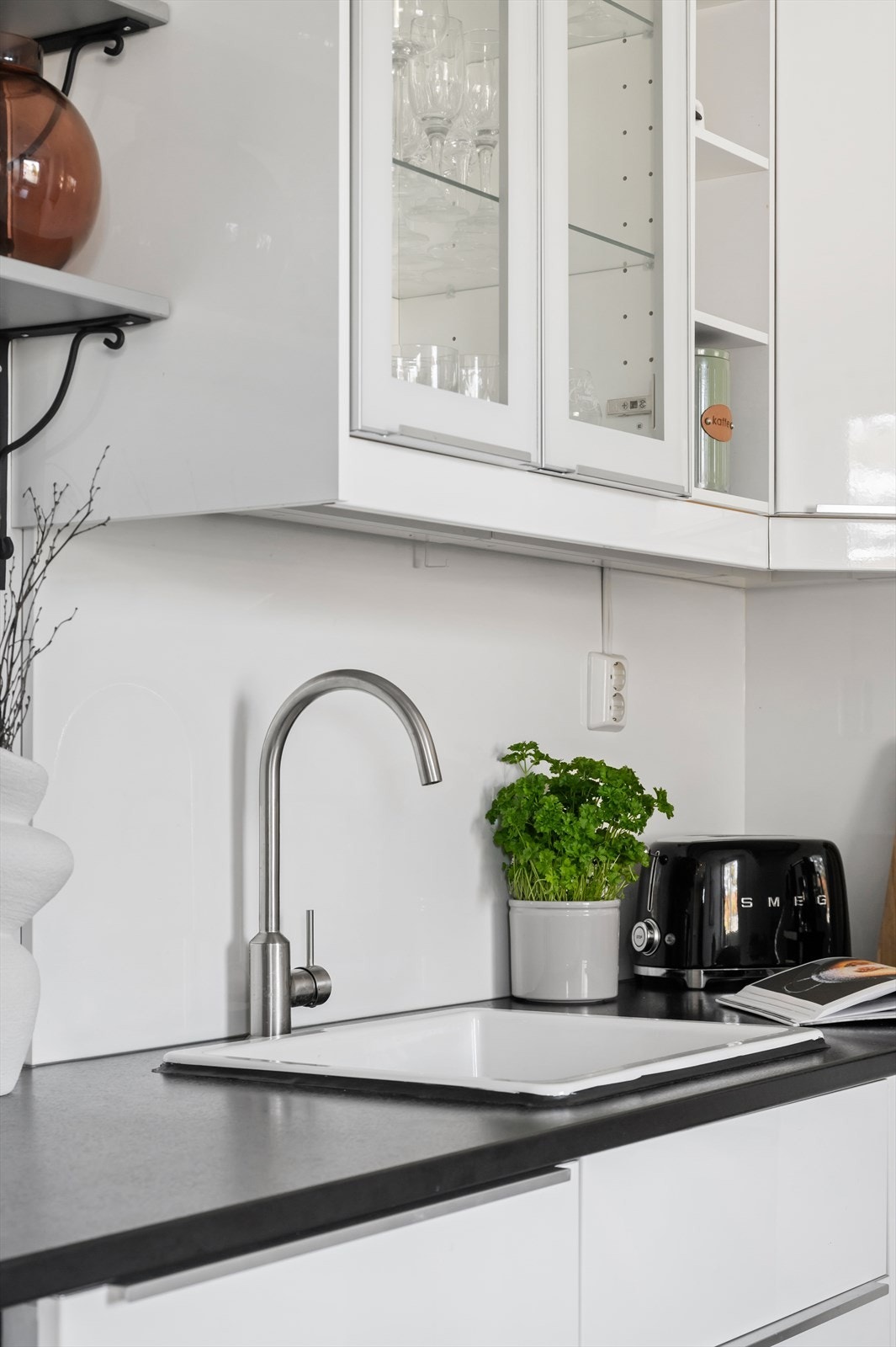 Det er montert lekkasjesikring. Galleribilde