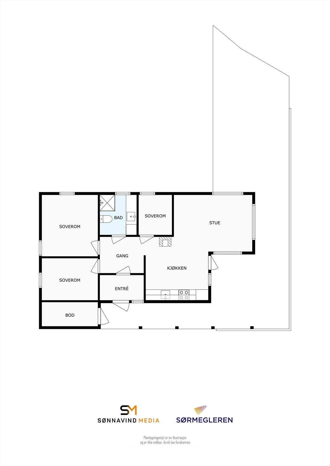 Plantegning Galleribilde