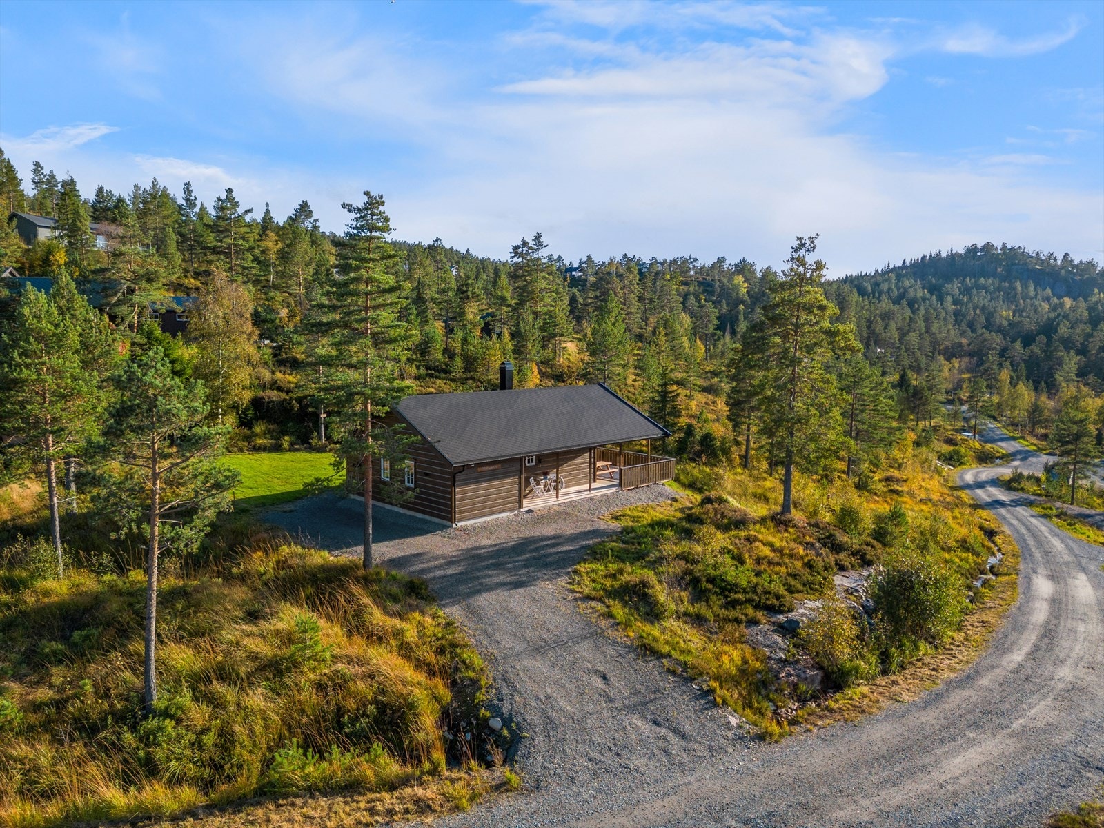 Det er bilvei helt frem til døren Galleribilde