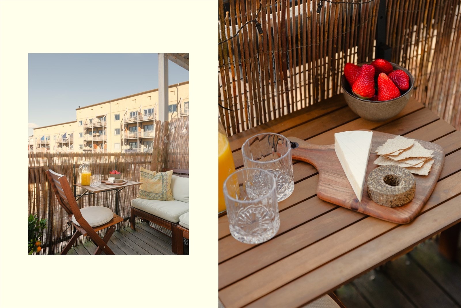 God plass til utemøblement, planter og flere gjester. Galleribilde