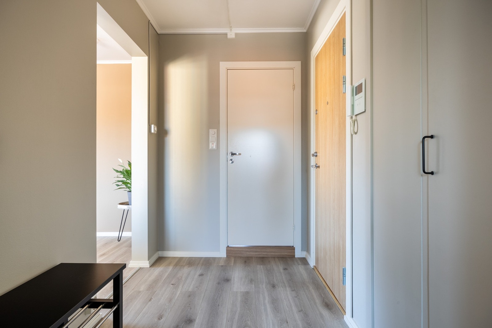 Entréen er romslig. Adkomst via felles trappeoppgang. Galleribilde