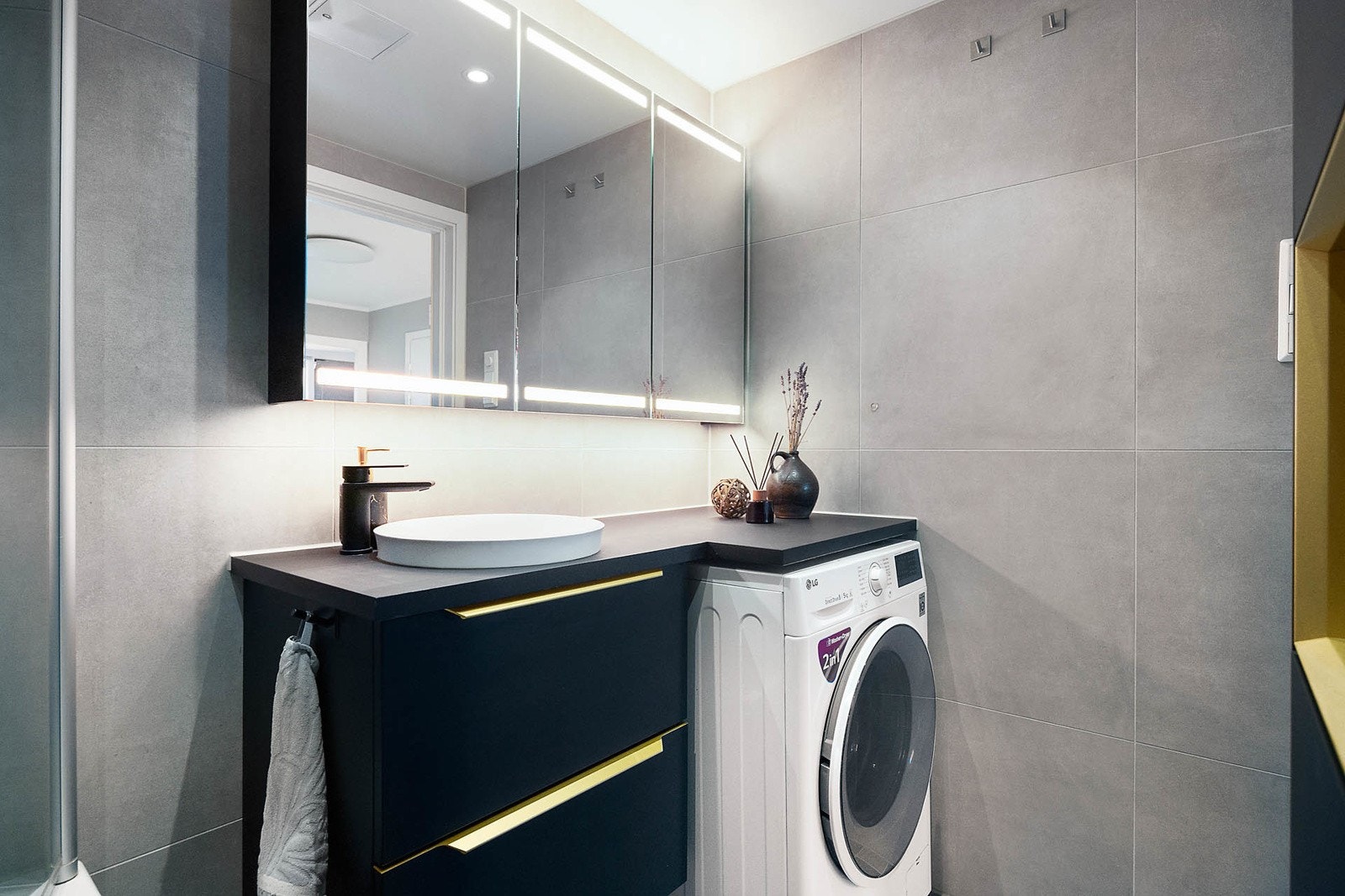 Badet er renovert i regi av borettslaget i 2019 Galleribilde