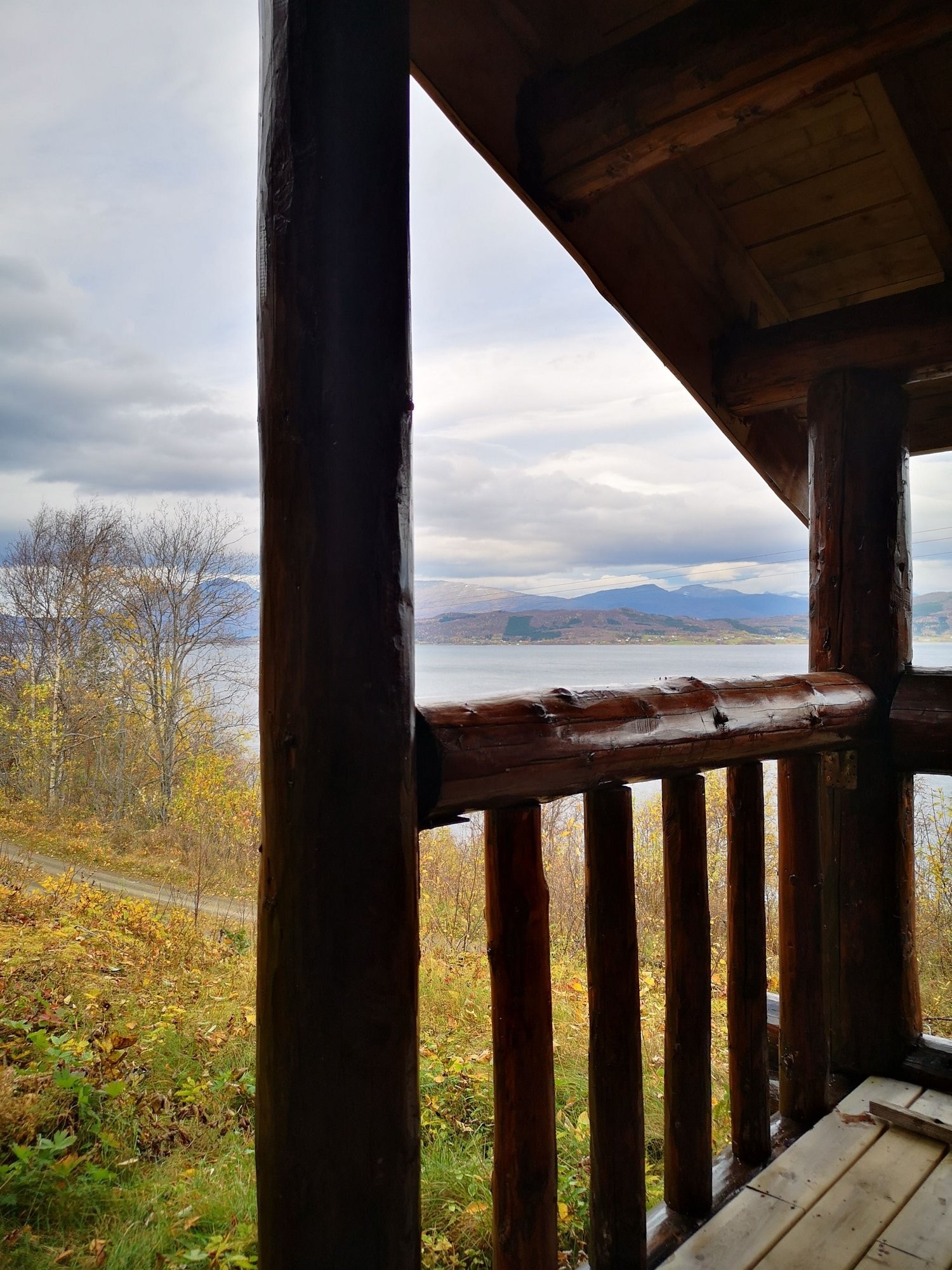 Utsikt fra veranda. Galleribilde