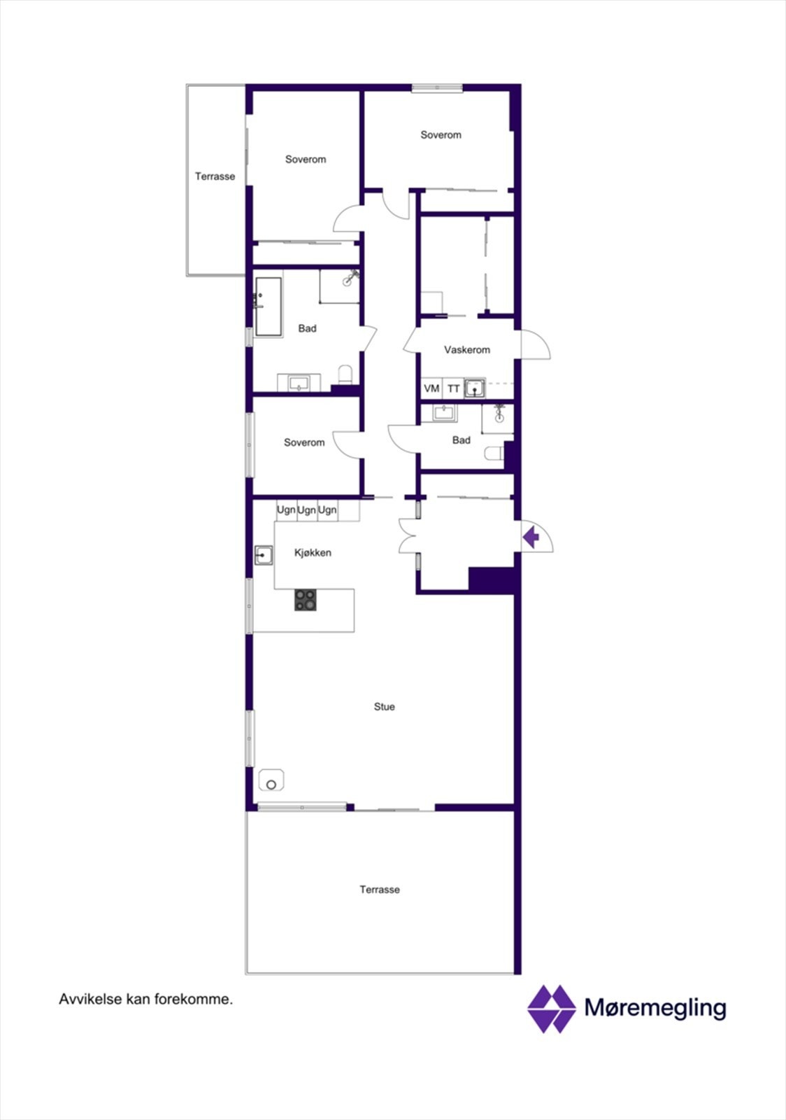 Plantegning 2D Galleribilde