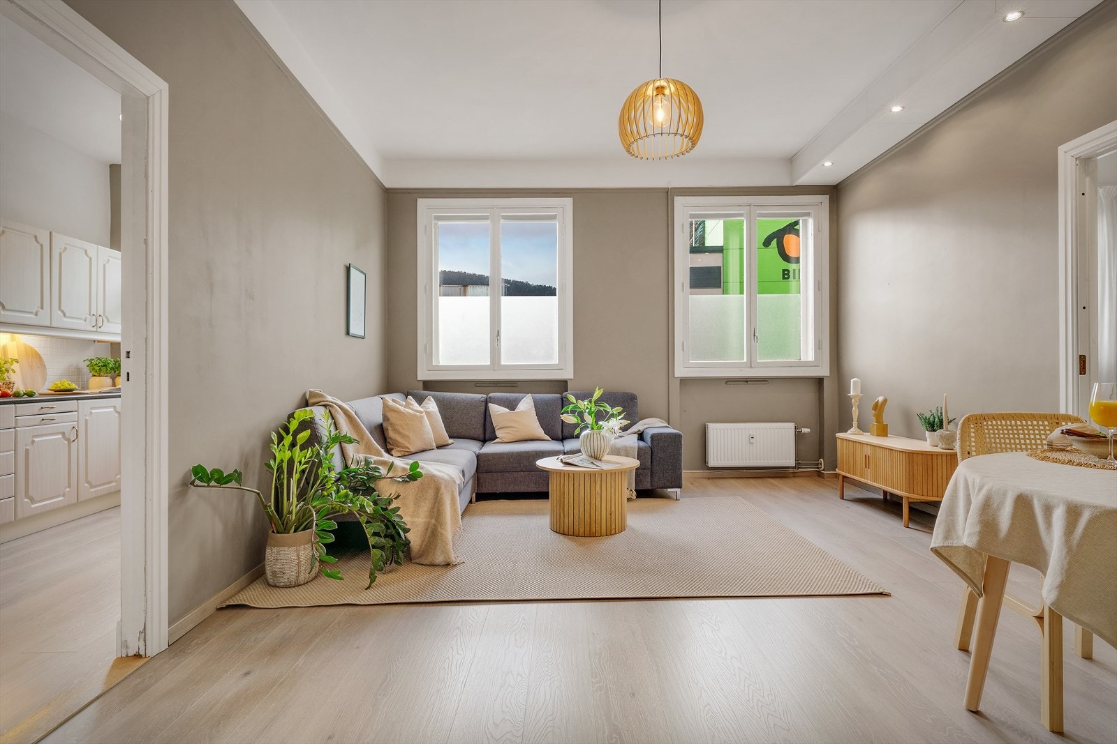 - Her får du mye inkludert i felleskostnader, bla. internett, kommunale avgifter mm. - Galleribilde