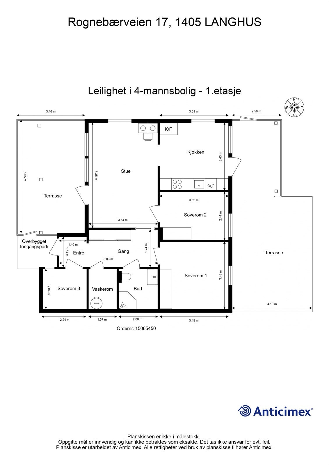 Plantegning Galleribilde