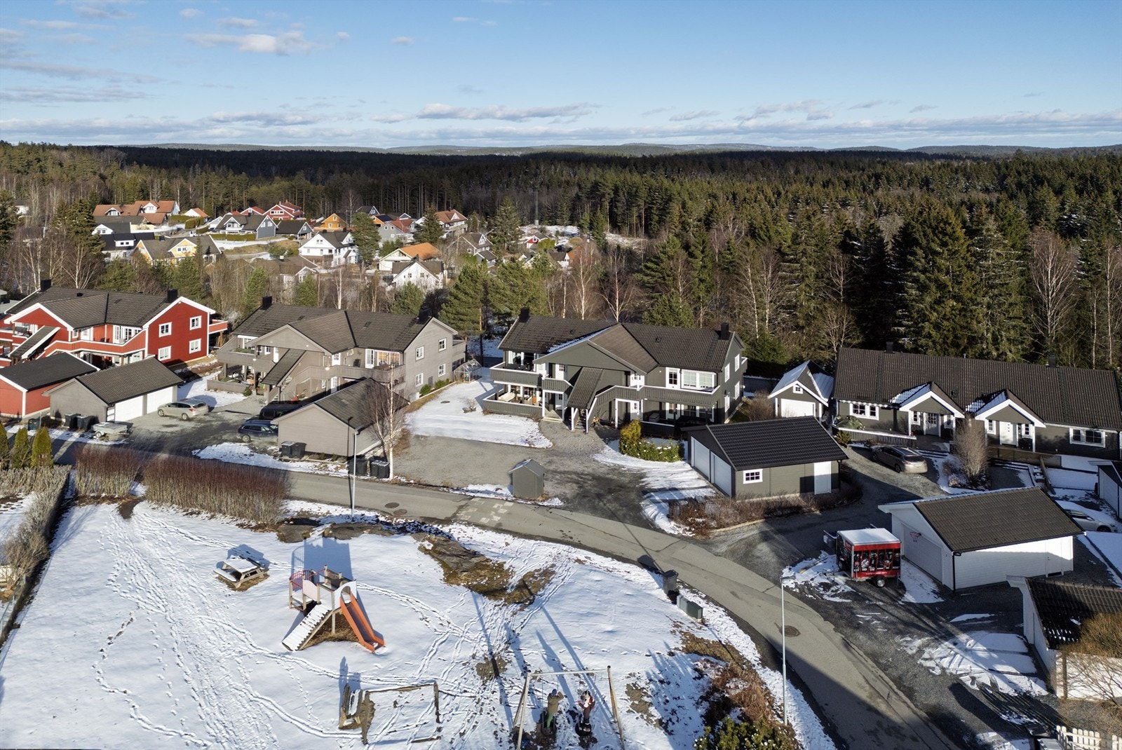 Firemannsboligen ble beiset i fjor Galleribilde