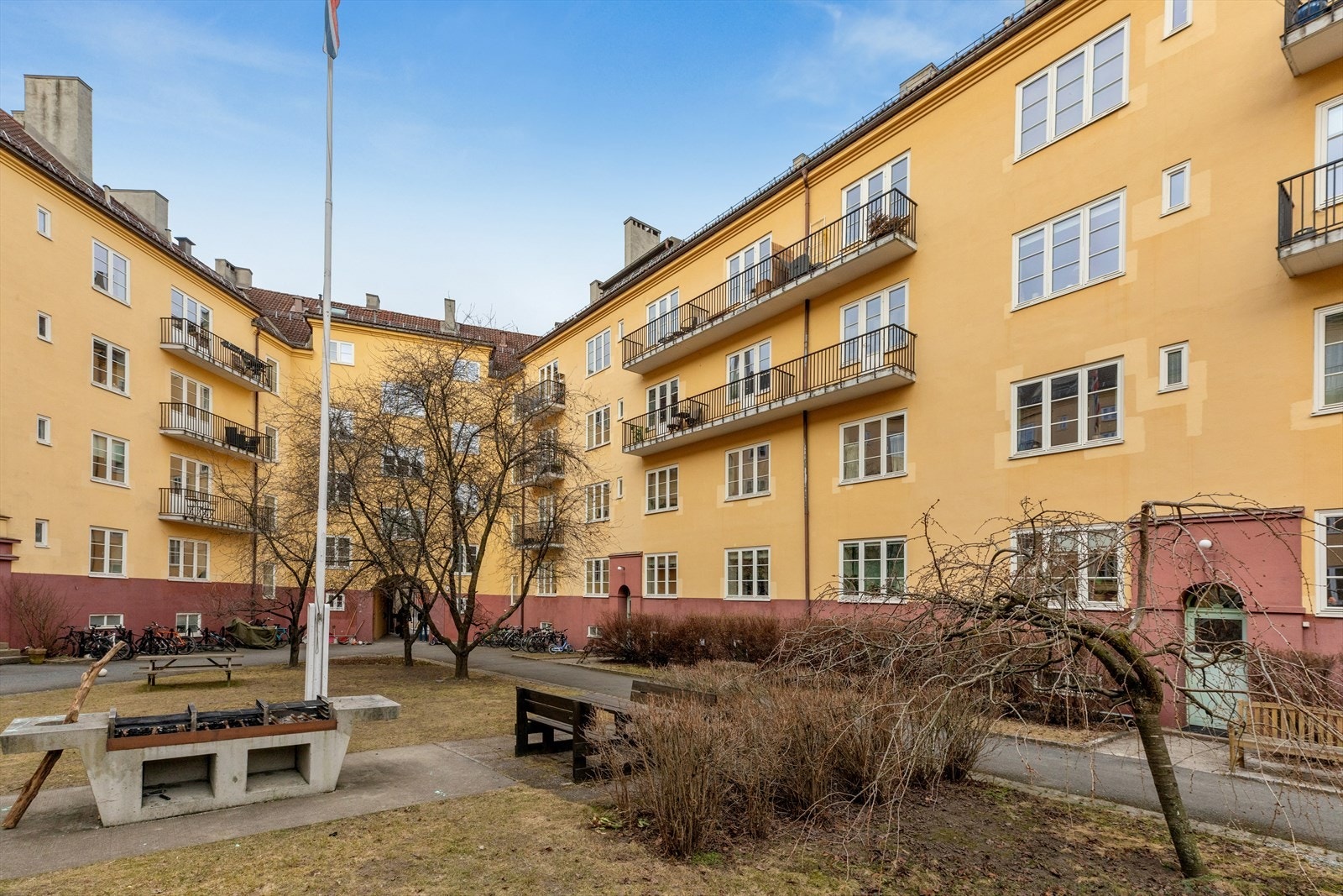 Borettslaget har en skjermet beliggenhet på Sagene, til tross at det er meget sentralt. Galleribilde