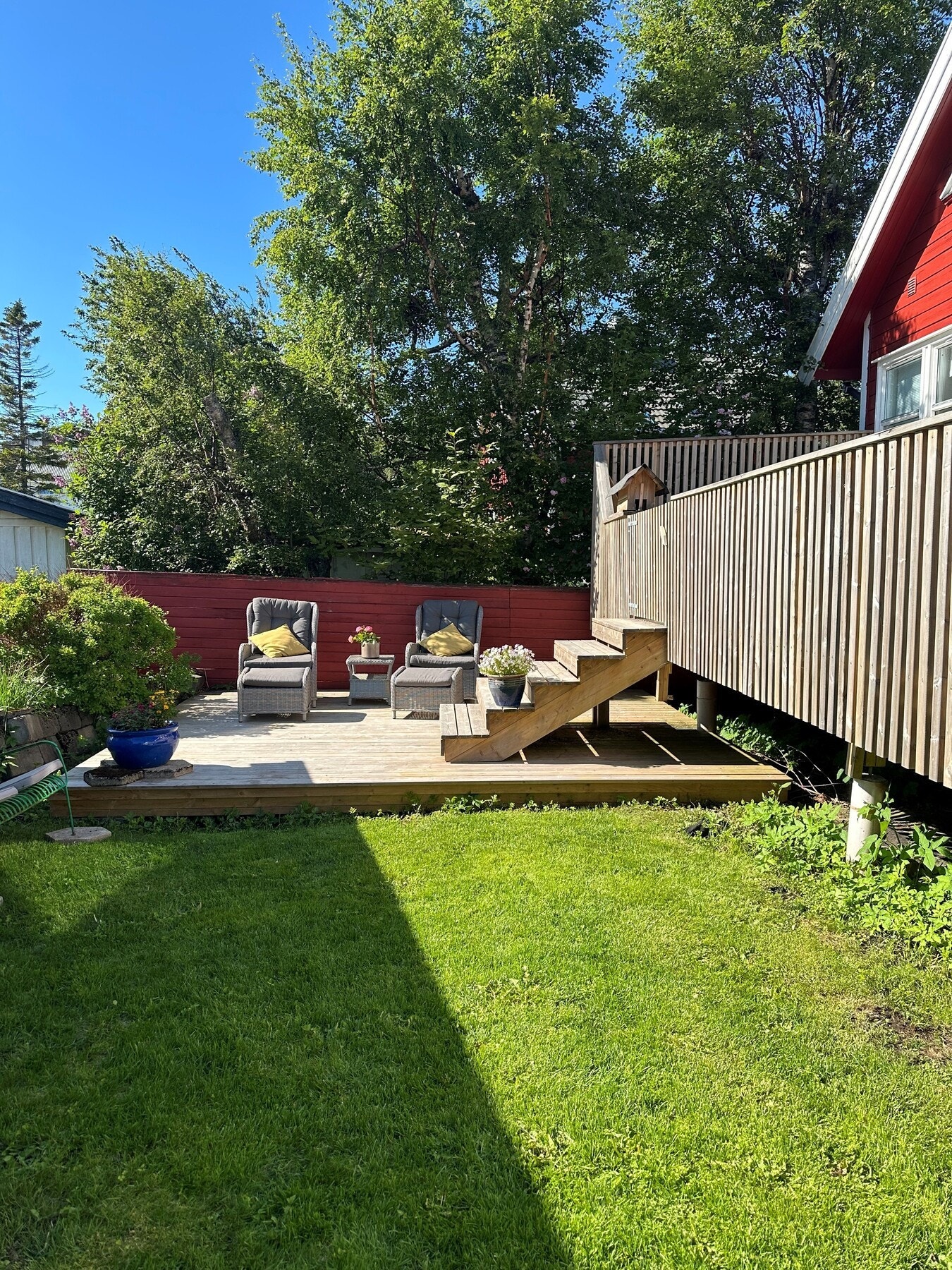 Terrasse ble etablert ny i 2022 Galleribilde