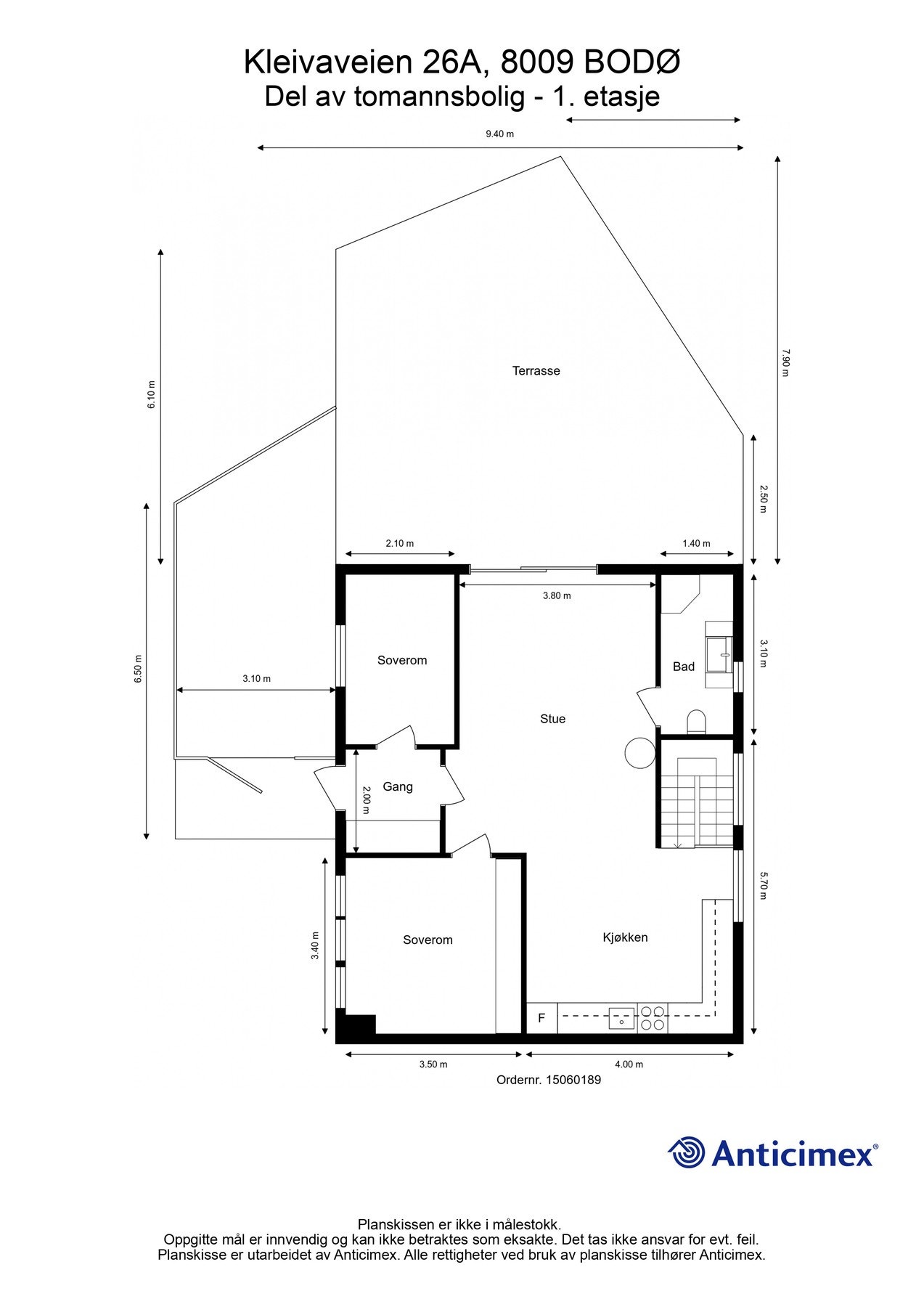 Plantegning 1. etasje. Galleribilde