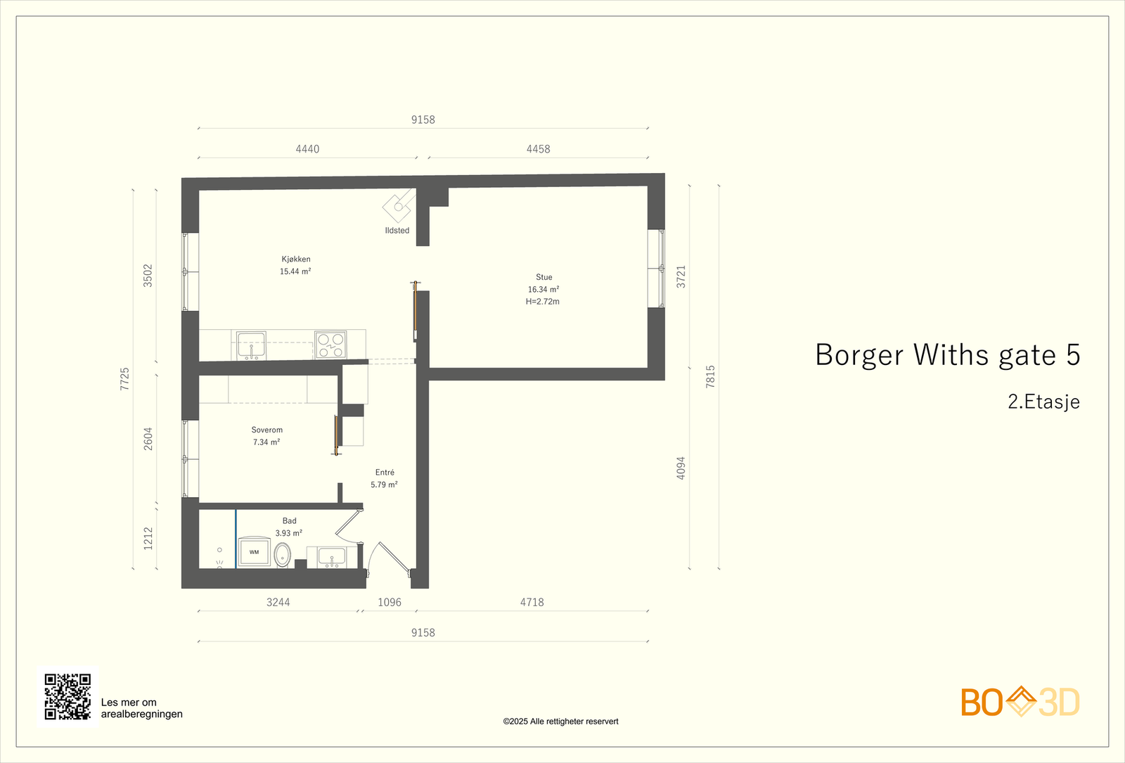 Plantegning. Galleribilde