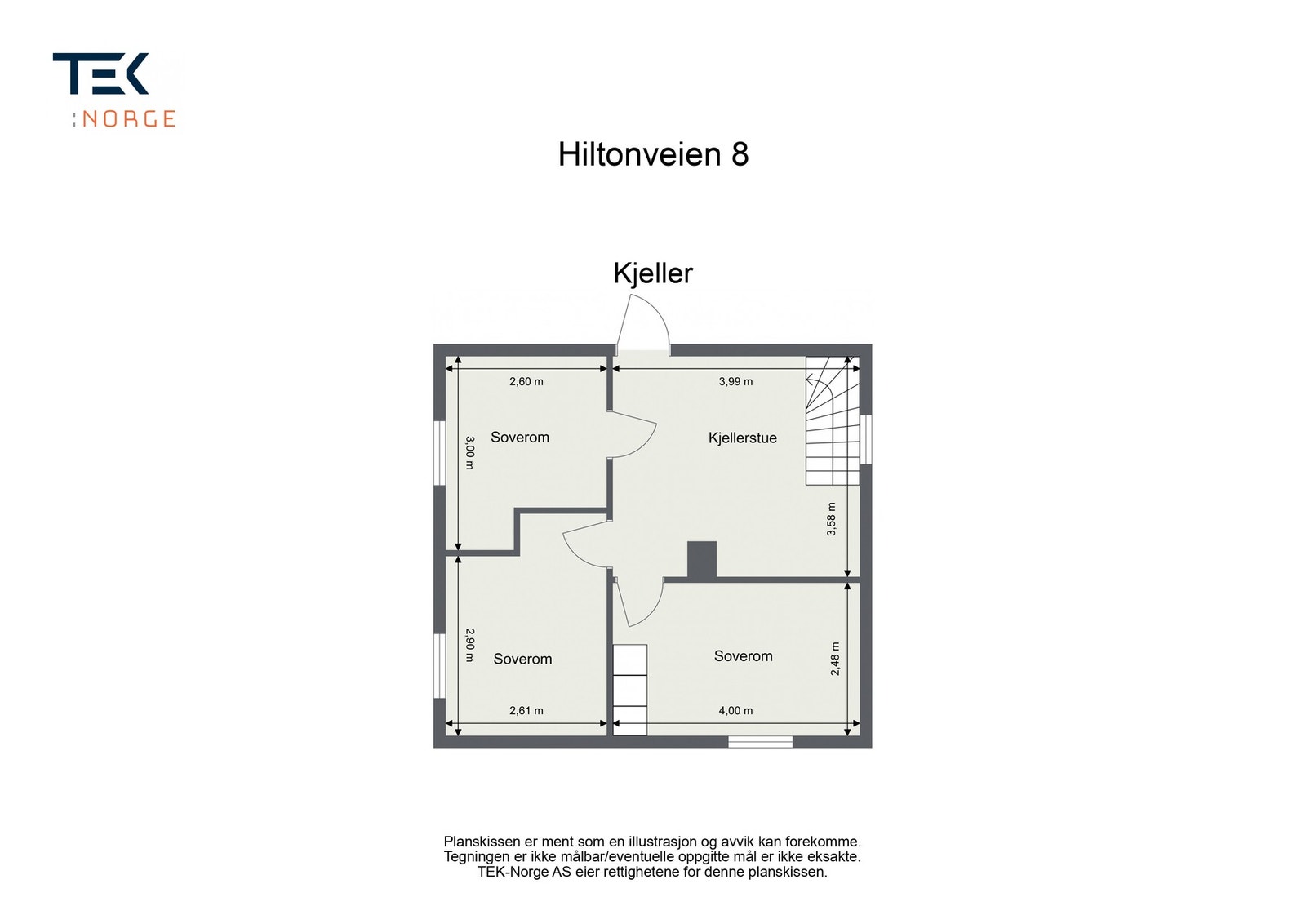 Plantegning kjelleretasje Galleribilde