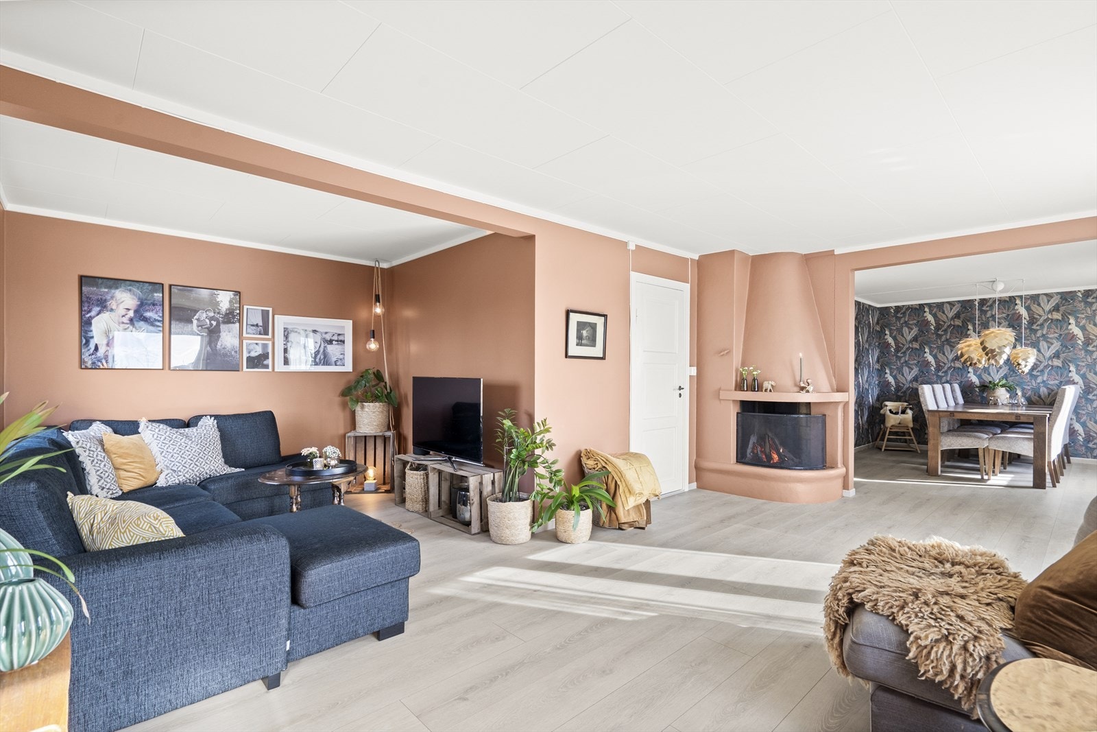 Stort hyggelig allrom med flere soner Galleribilde