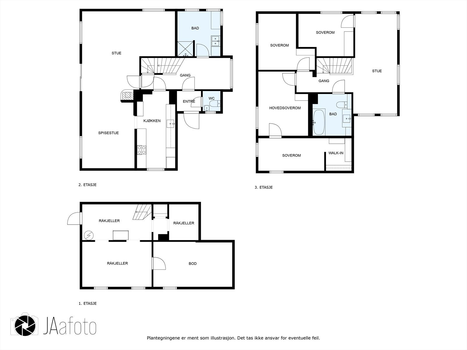 Plantegning Rømmekollen 12 Galleribilde