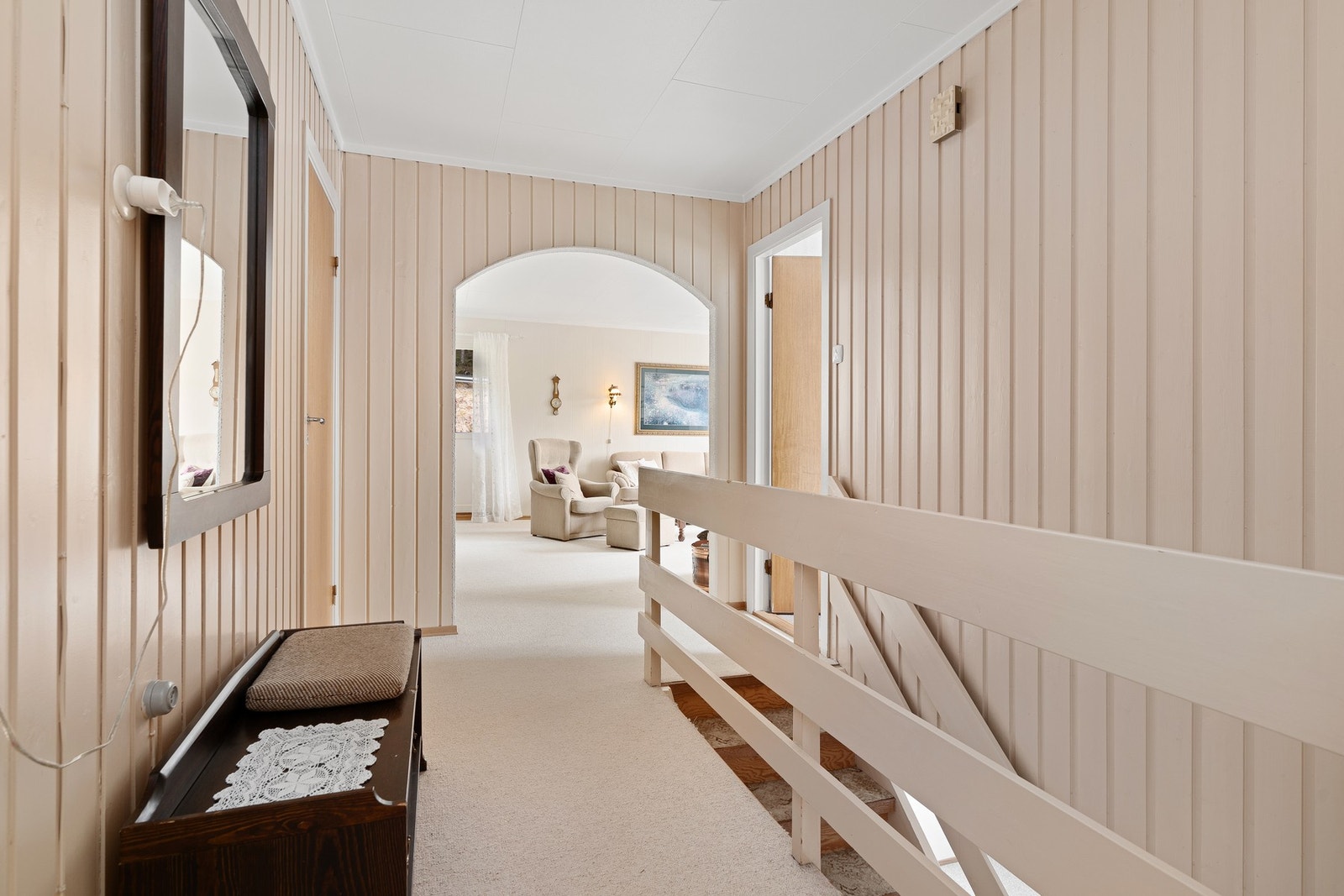Stor og åpen trappegang Galleribilde