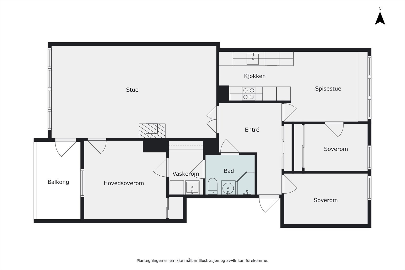 Plantegning Galleribilde