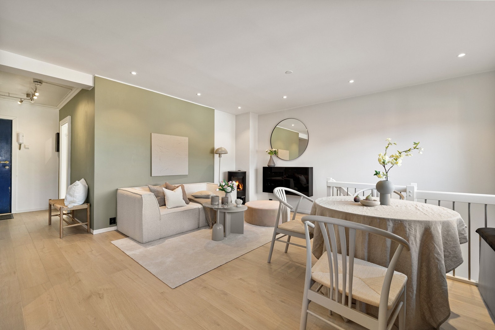 Vi beveger oss videre ned til underetasjen Galleribilde