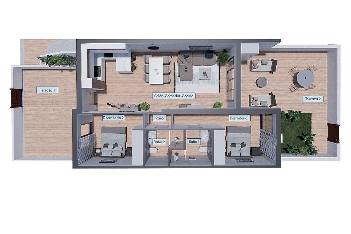 Plantegning 1. etasje Galleribilde