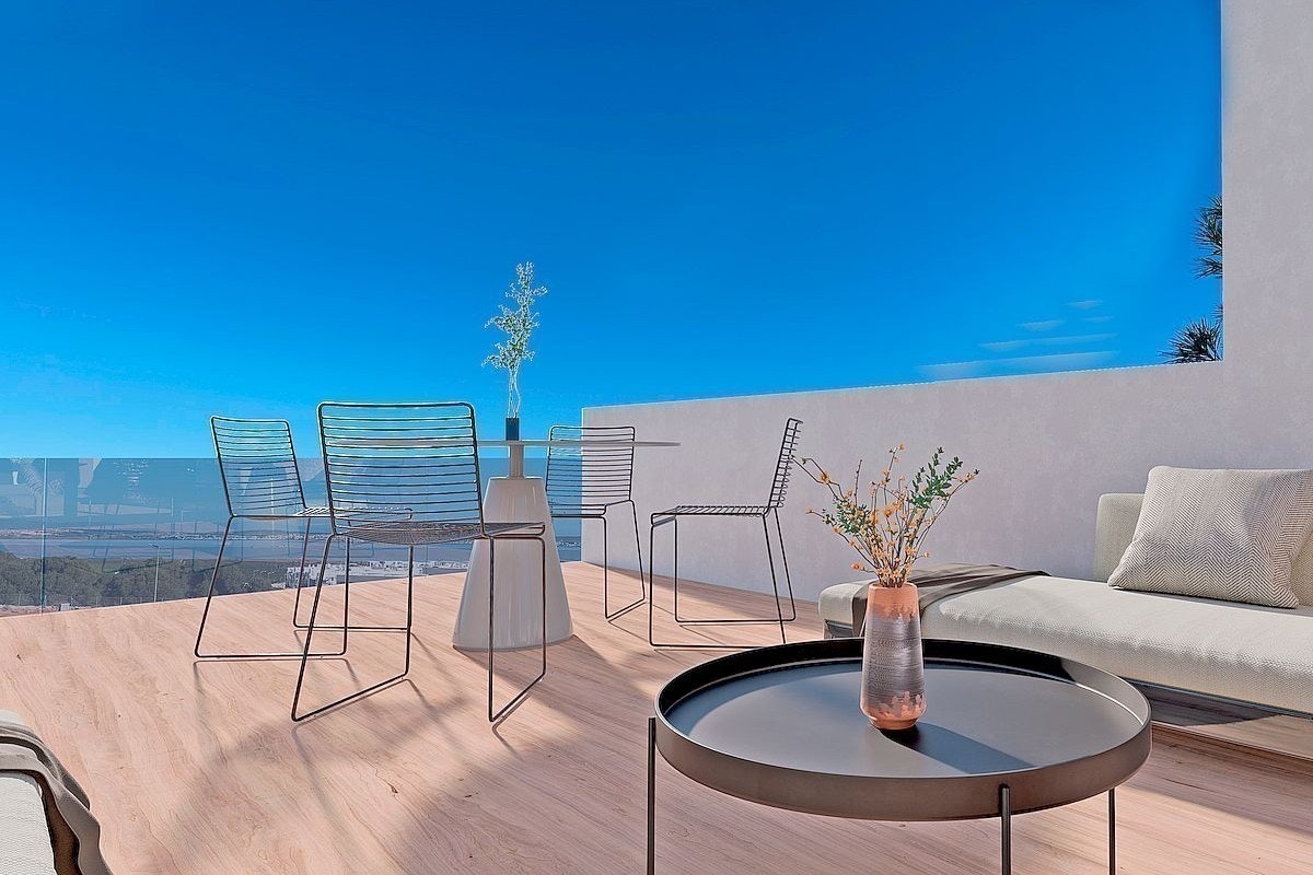 Store terrasser Galleribilde