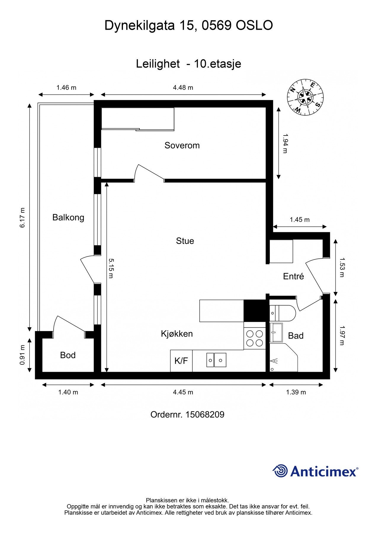 Dagens planløsning. Galleribilde