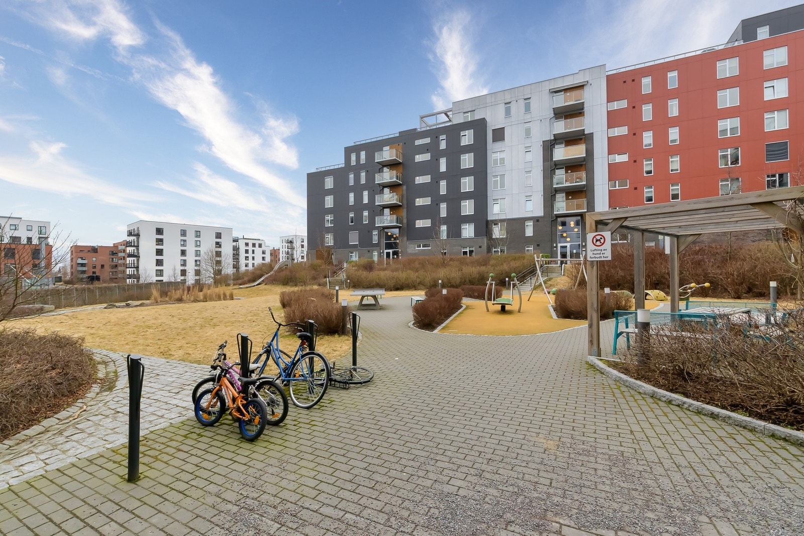Sameiets område er pent opparbeidet. Galleribilde