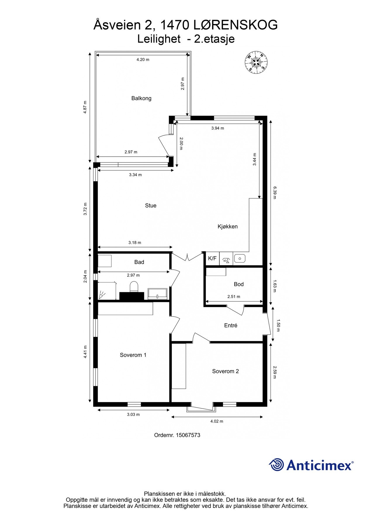 Planskisse. Galleribilde