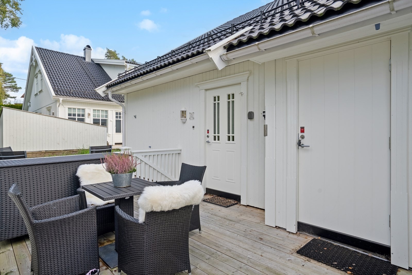 Hyggelig og innbydende inngangsparti Galleribilde