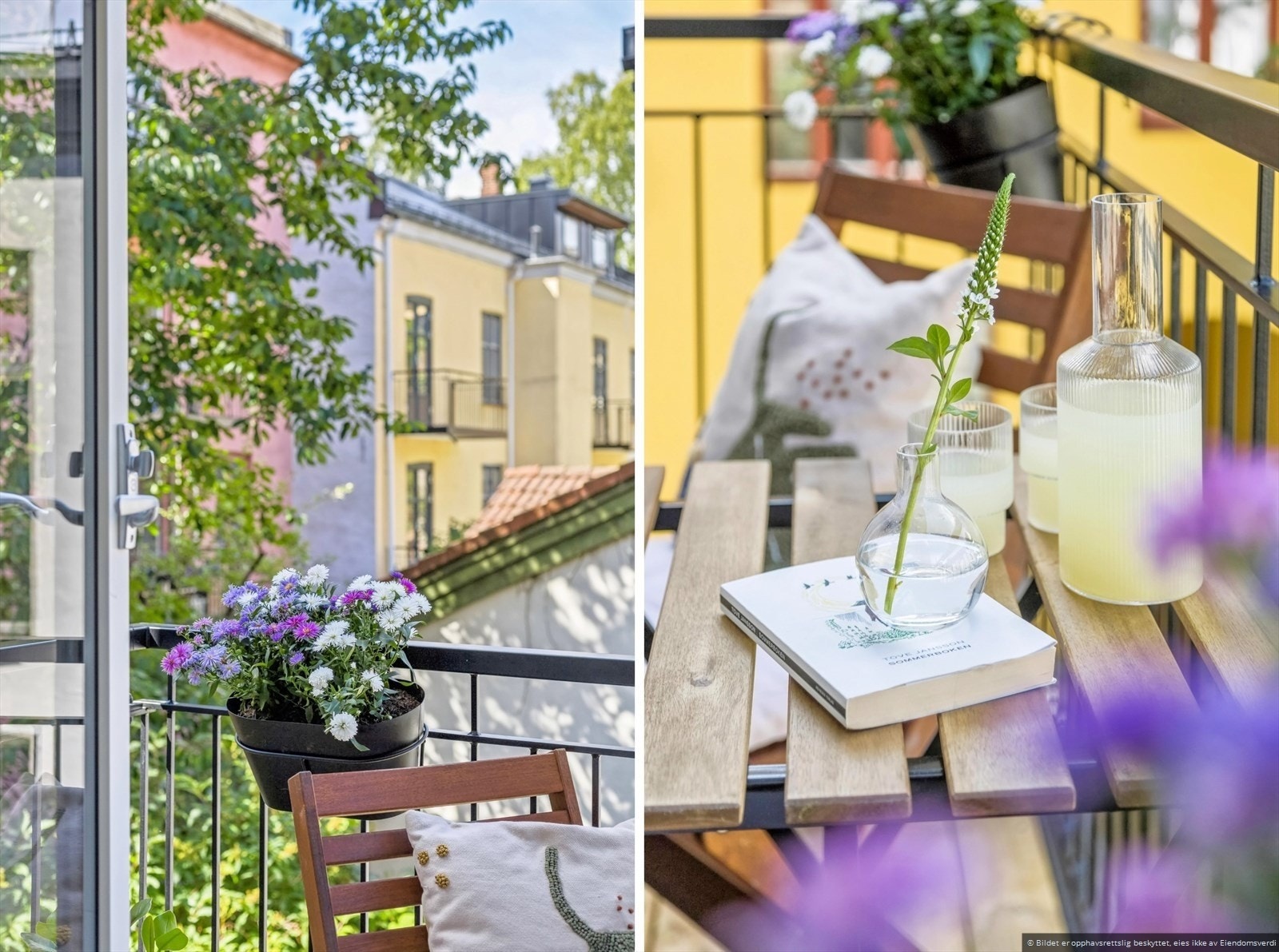 Gammelt bilde fra sommertid. Galleribilde