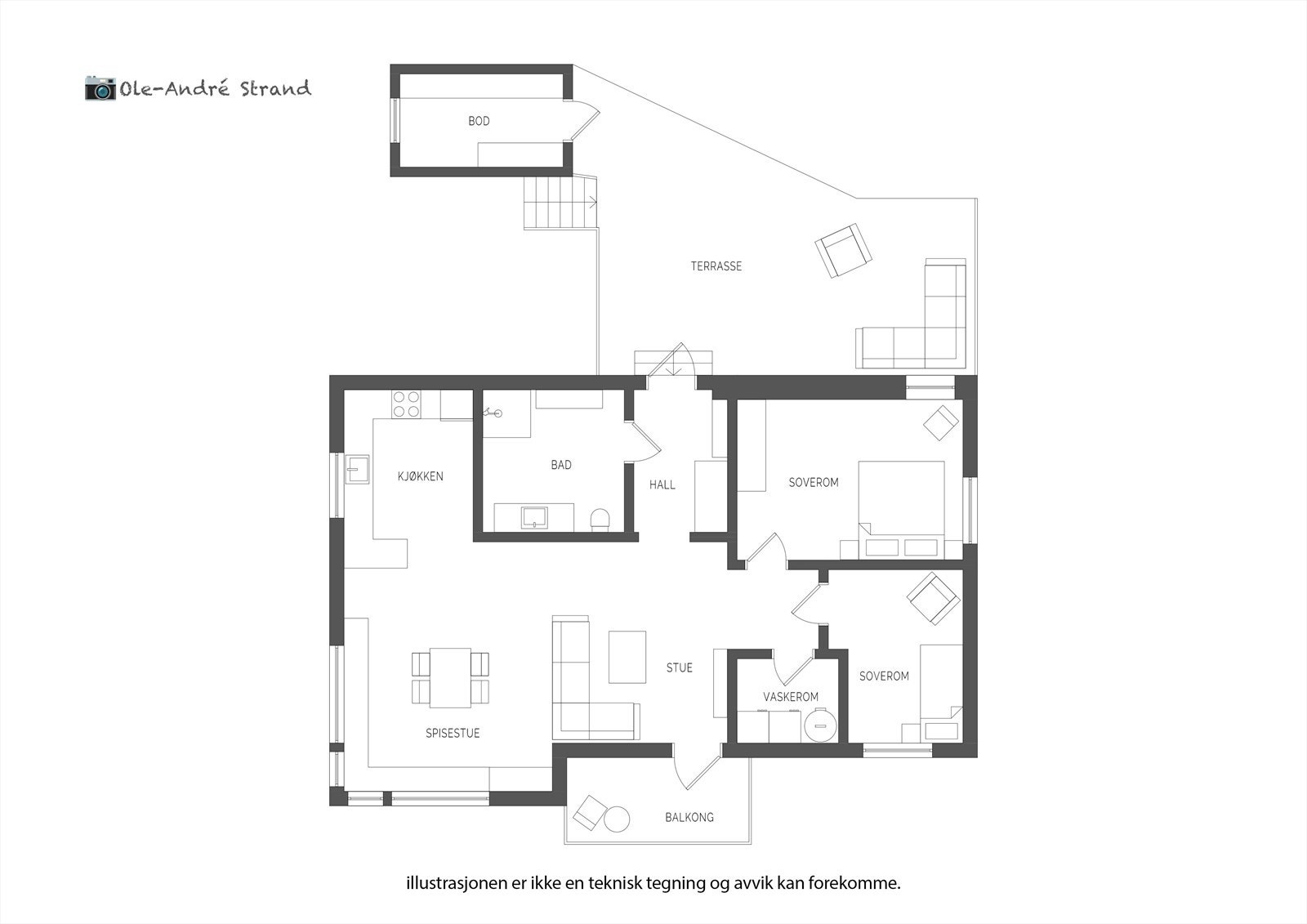 Plantegning Galleribilde